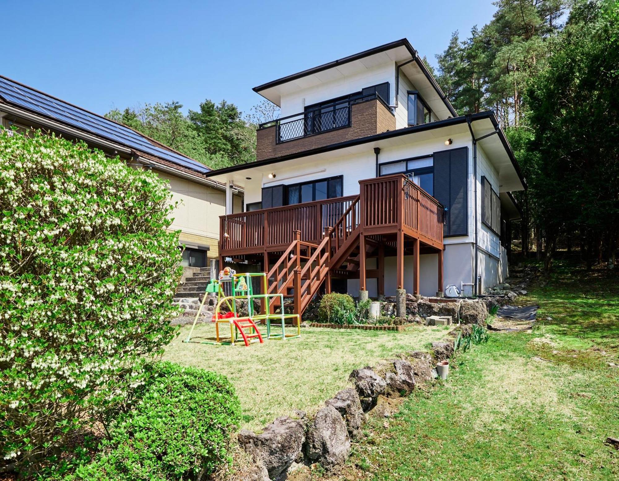 Aoki 富士河口湖眺望 Bbq送迎ok 貸切大型別荘 Fujikawaguchiko Exterior foto